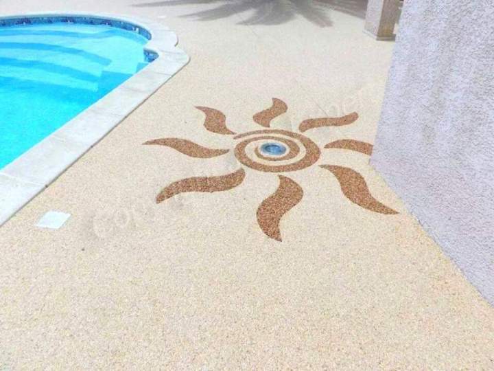 Plage de piscine Le Blanc