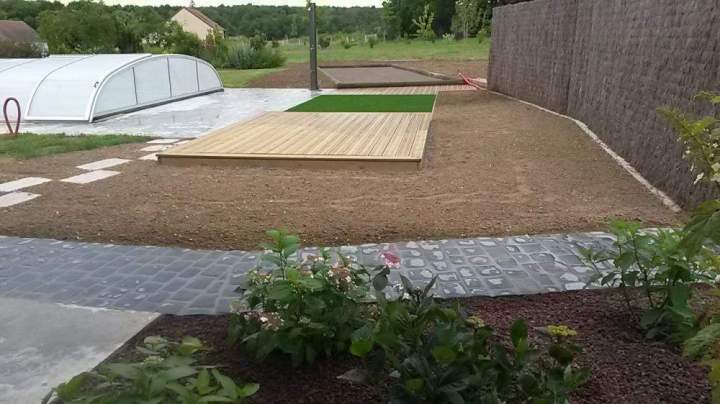 Entourage de piscine Le Blanc