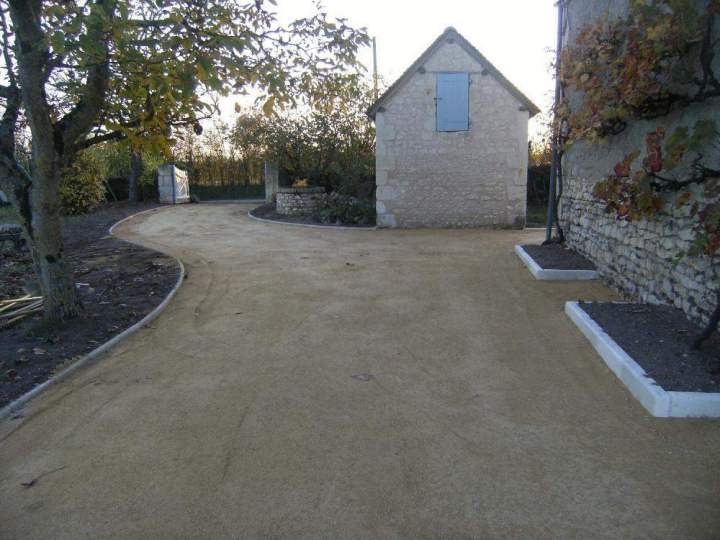 Aménagement d'allée Le Blanc