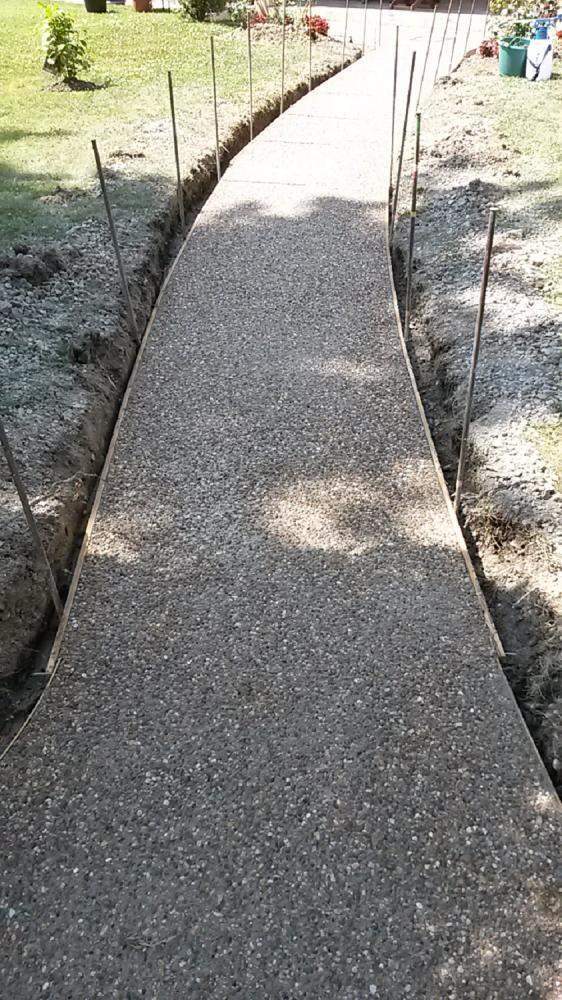 Création d'allée Le Blanc