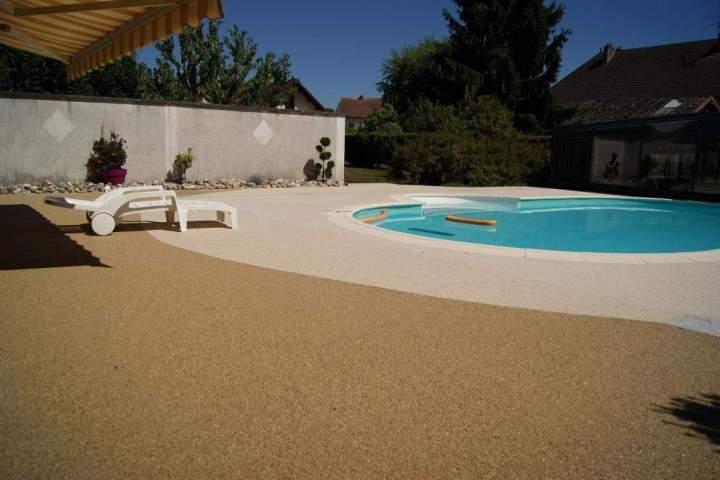 Plage de piscine Le Blanc